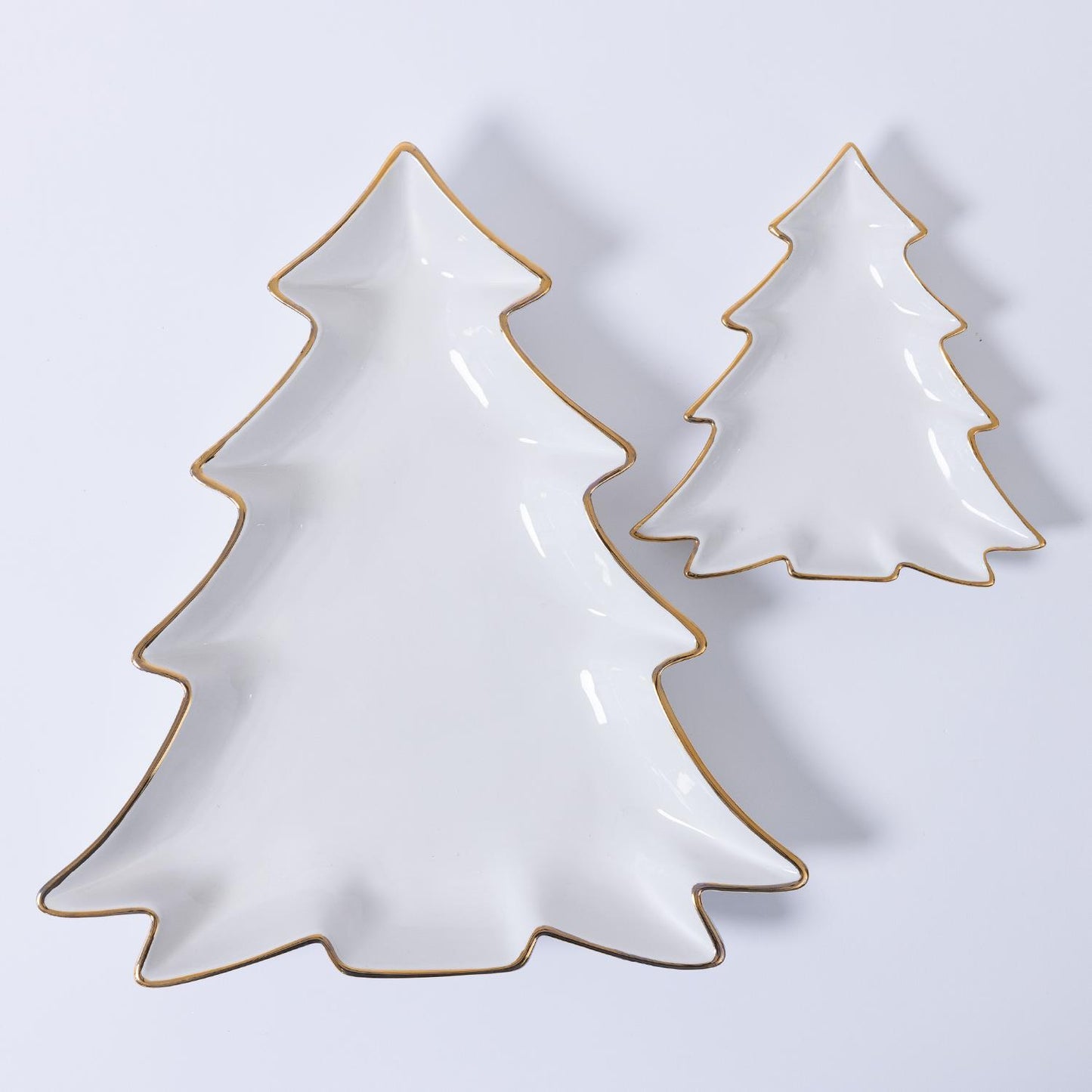 Mary Square 56570 Christmas Tree Platter and Plate Set