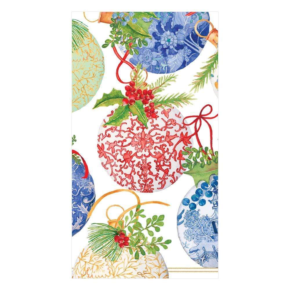 Caspari 15980 Porcelain Ornaments Napkins