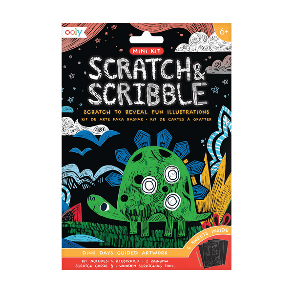 Ooly International 161 Mini Scratch & Scribble Art Kits