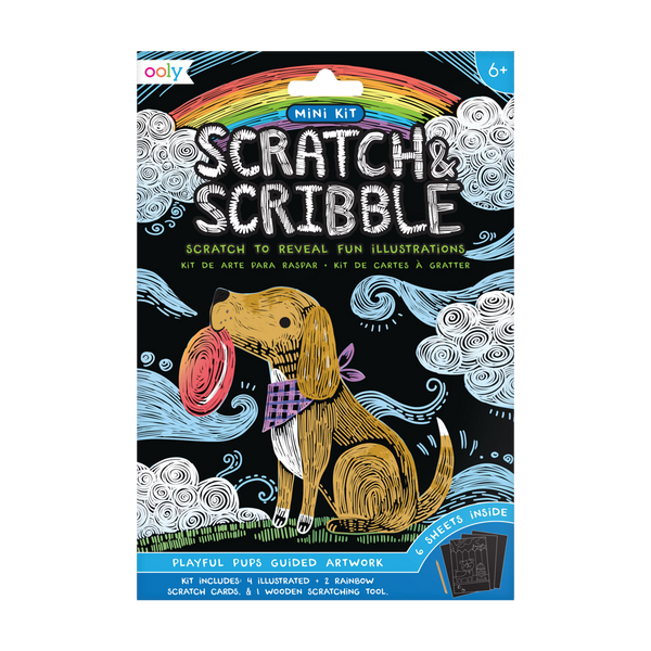 Ooly International 161 Mini Scratch & Scribble Art Kits