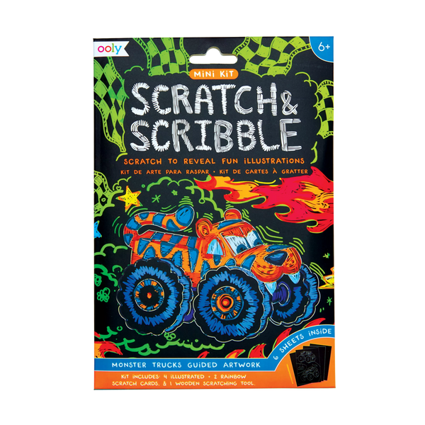 Ooly International 161 Mini Scratch & Scribble Art Kits