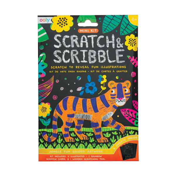 Ooly International 161 Mini Scratch & Scribble Art Kits