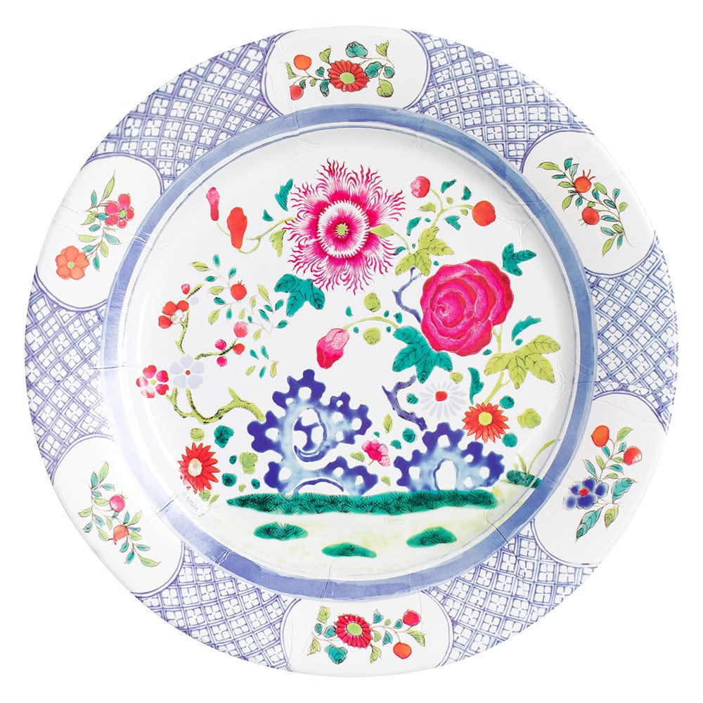 Caspari 17380 Floral Porcelain Paper Goods