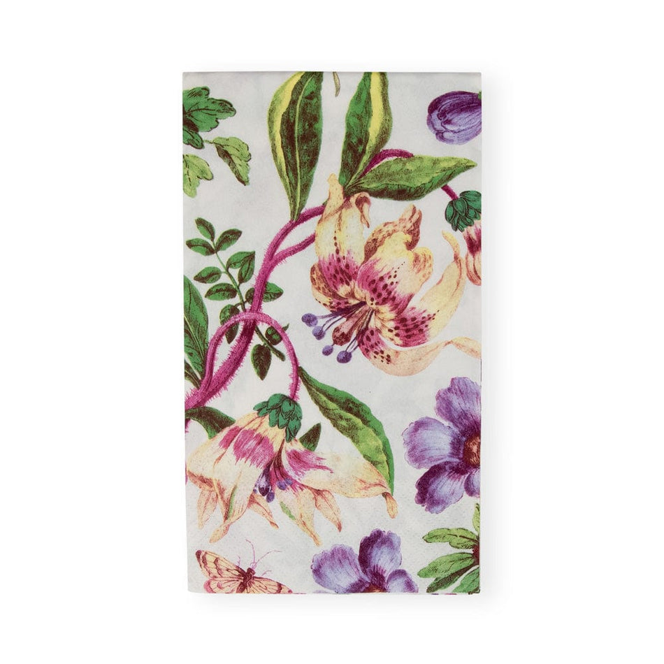 Caspari 17760 Porcelain Blooms Napkins - Ivory