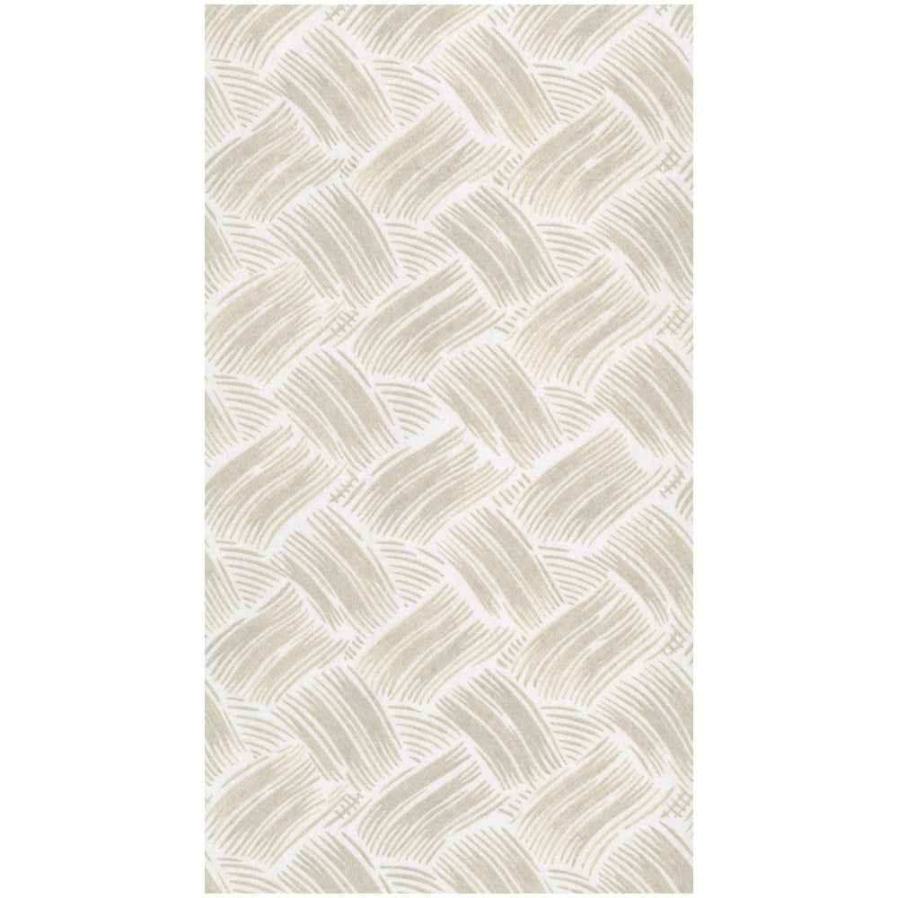 Caspari 17960 Basketry Flax Paper Linen Napkins