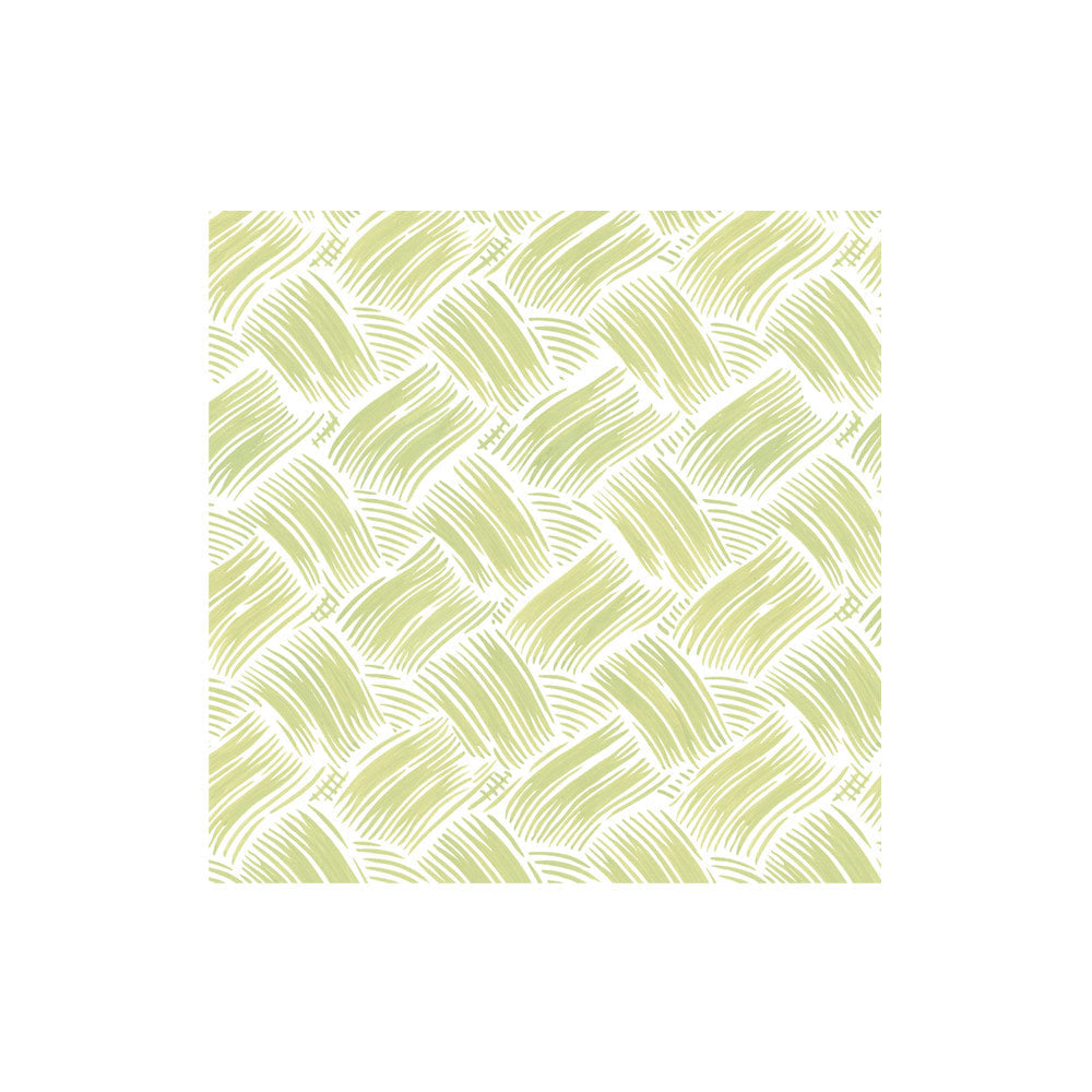 Caspari 17962 Basketry Moss Green Paper Linen Napkins