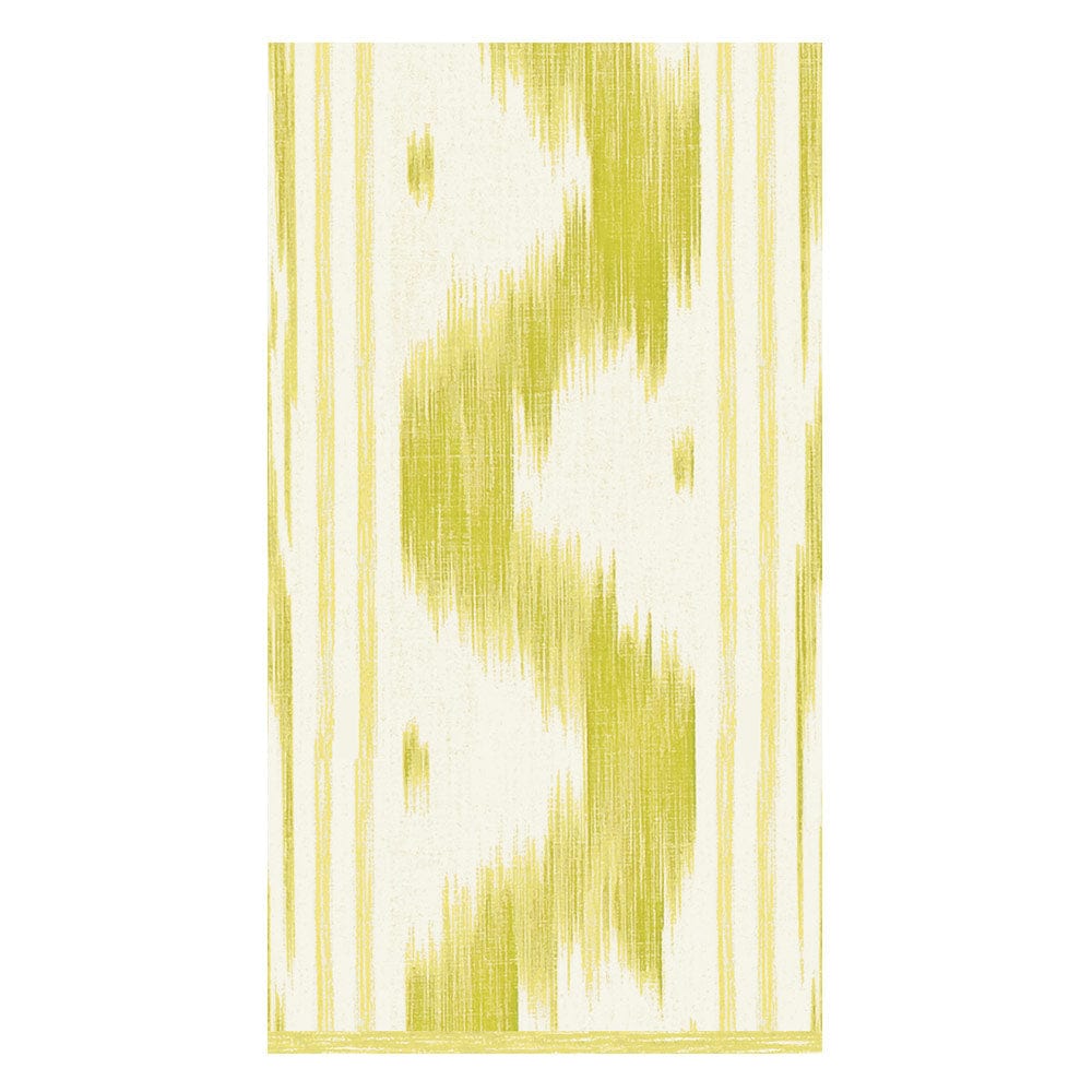 Caspari 18351 Toile De Nantes Yellow-Paper Linen Napkins