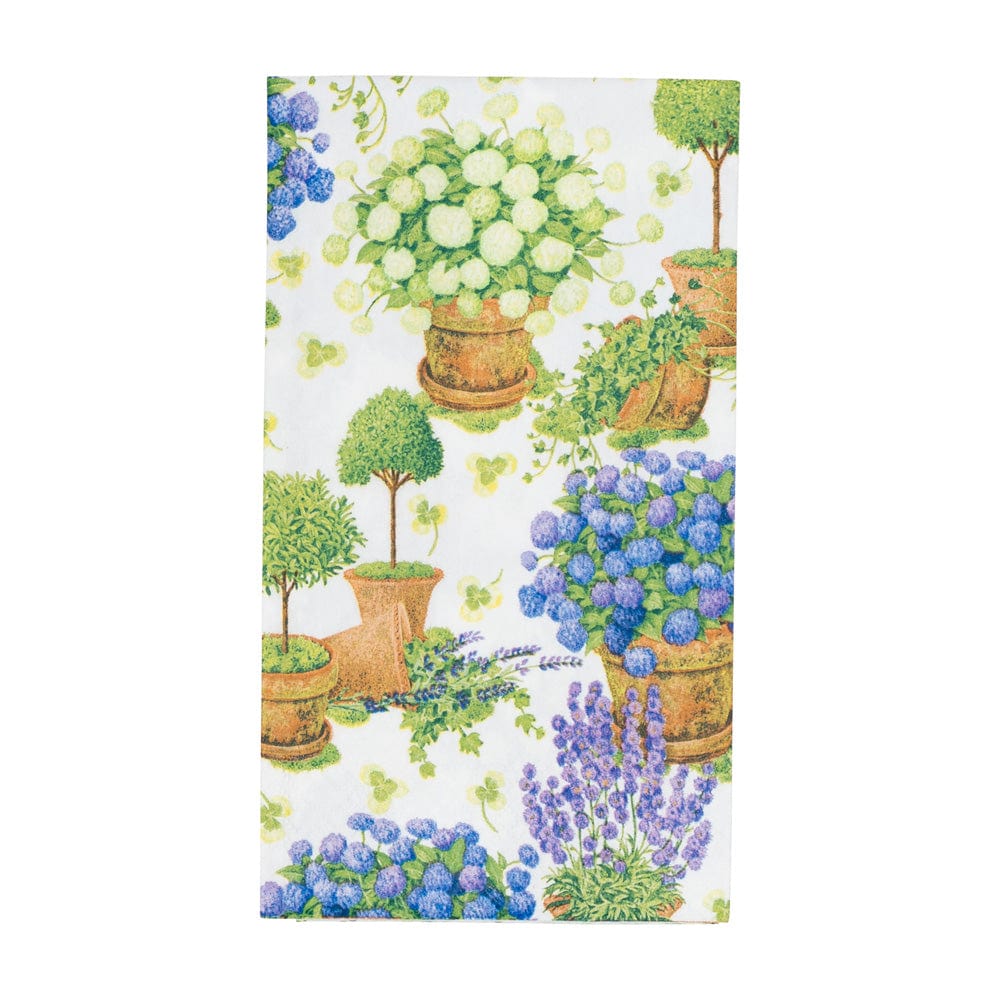 Caspari 18390 Potted Hydrangeas Napkins