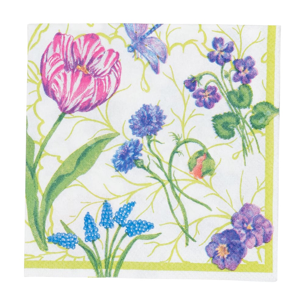 Caspari 18410 Floral Majolica Paper Goods