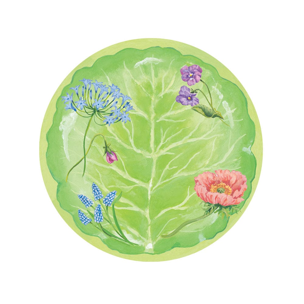 Caspari 18410 Floral Majolica Paper Goods