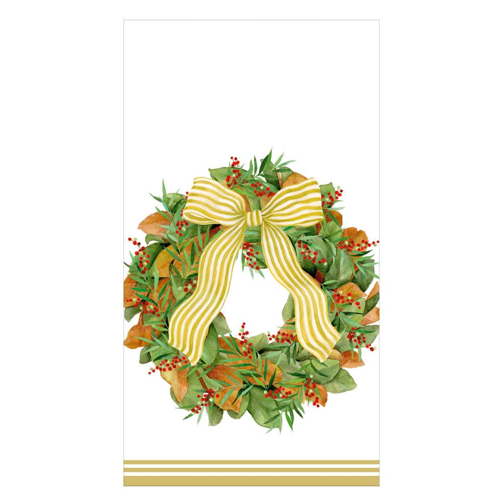 Caspari 18580 Magnolia Wreath Napkins