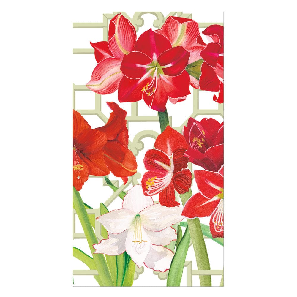 Caspari 18690 Amaryllis Conservatory Napkins
