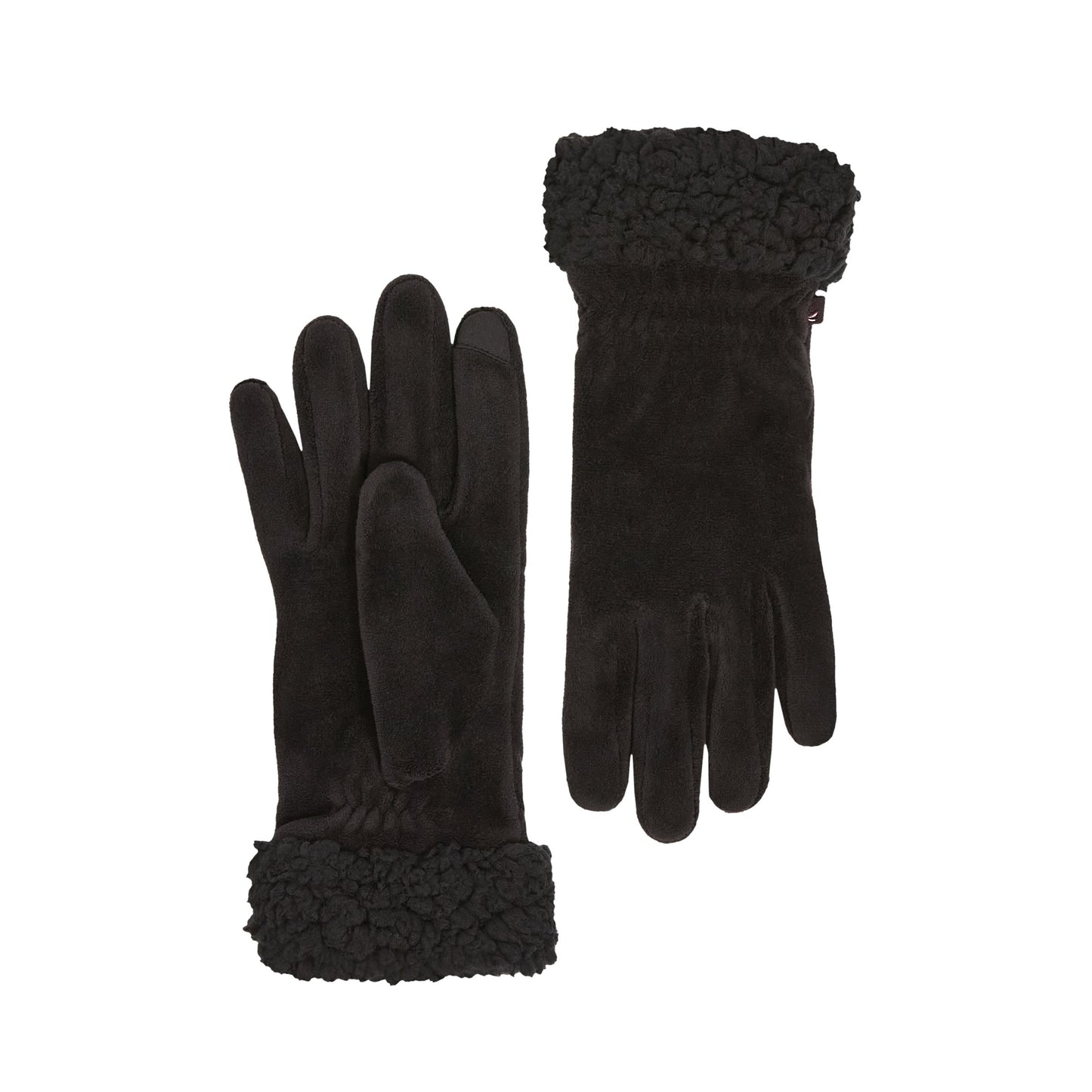 Two's Company 20143-20 Fax Fur Cuff Glove