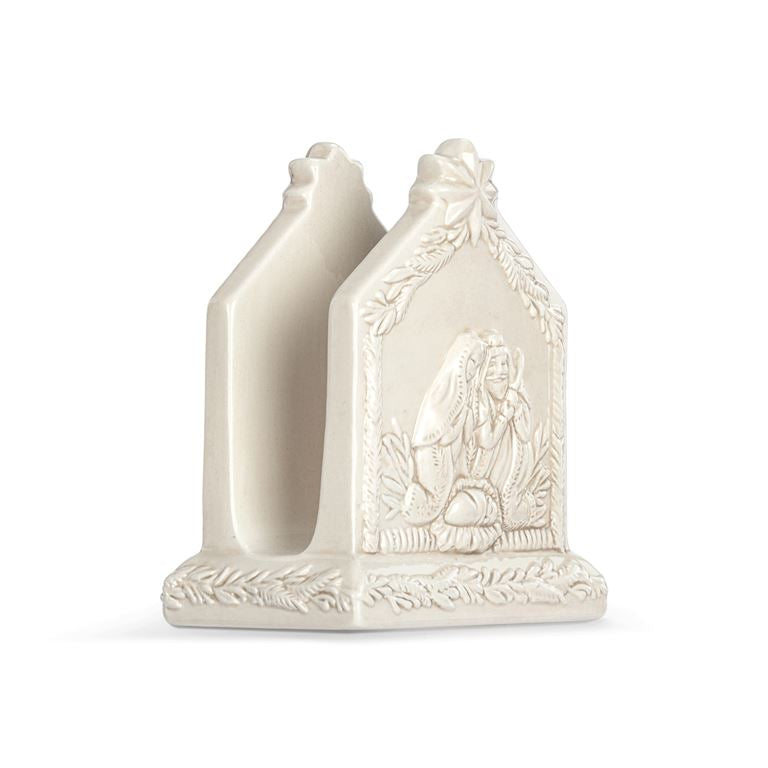 Demdaco 2020250133 Holy Family Sculpted Cream Napkin Holder