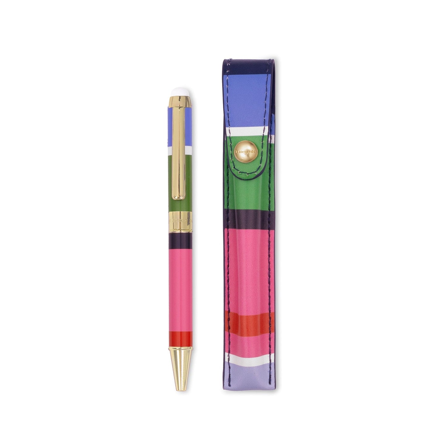 Kate Spade 242739 Sunny Day Stripe Stylus Pen with Pouch