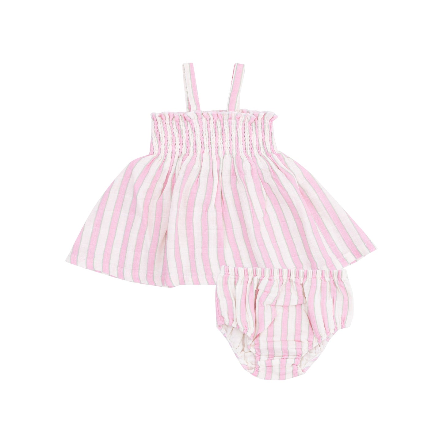 Angel Dear 403-S25-CSS Candy Stripe Smocked Top & Bloomer