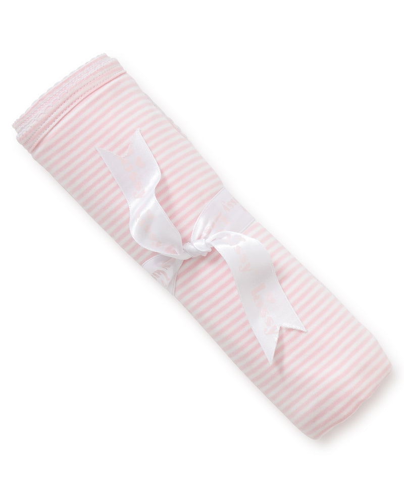Kissy Kissy Stripes Blanket -Pink