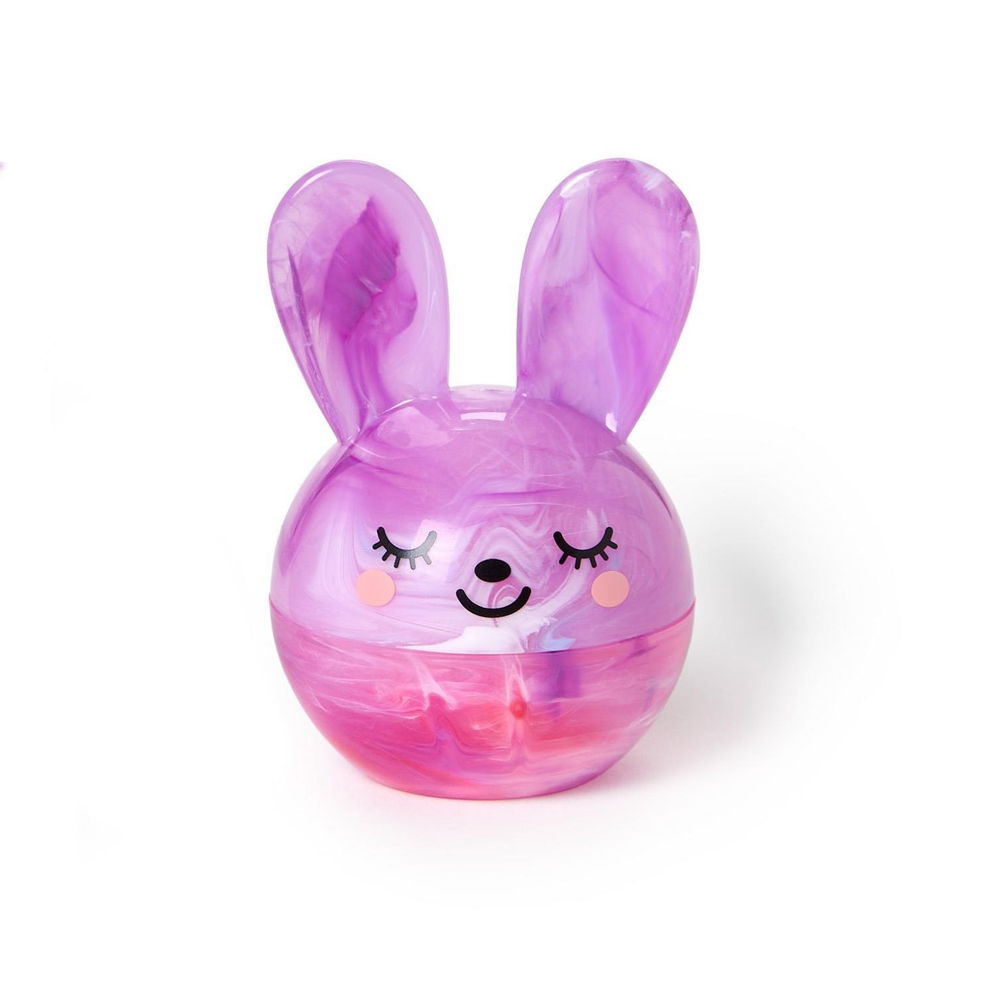 Cupcakes & Cartwheels 45001-97 Bunny Kisses Strawberry Marshmallow Scented Pink Lip Balm