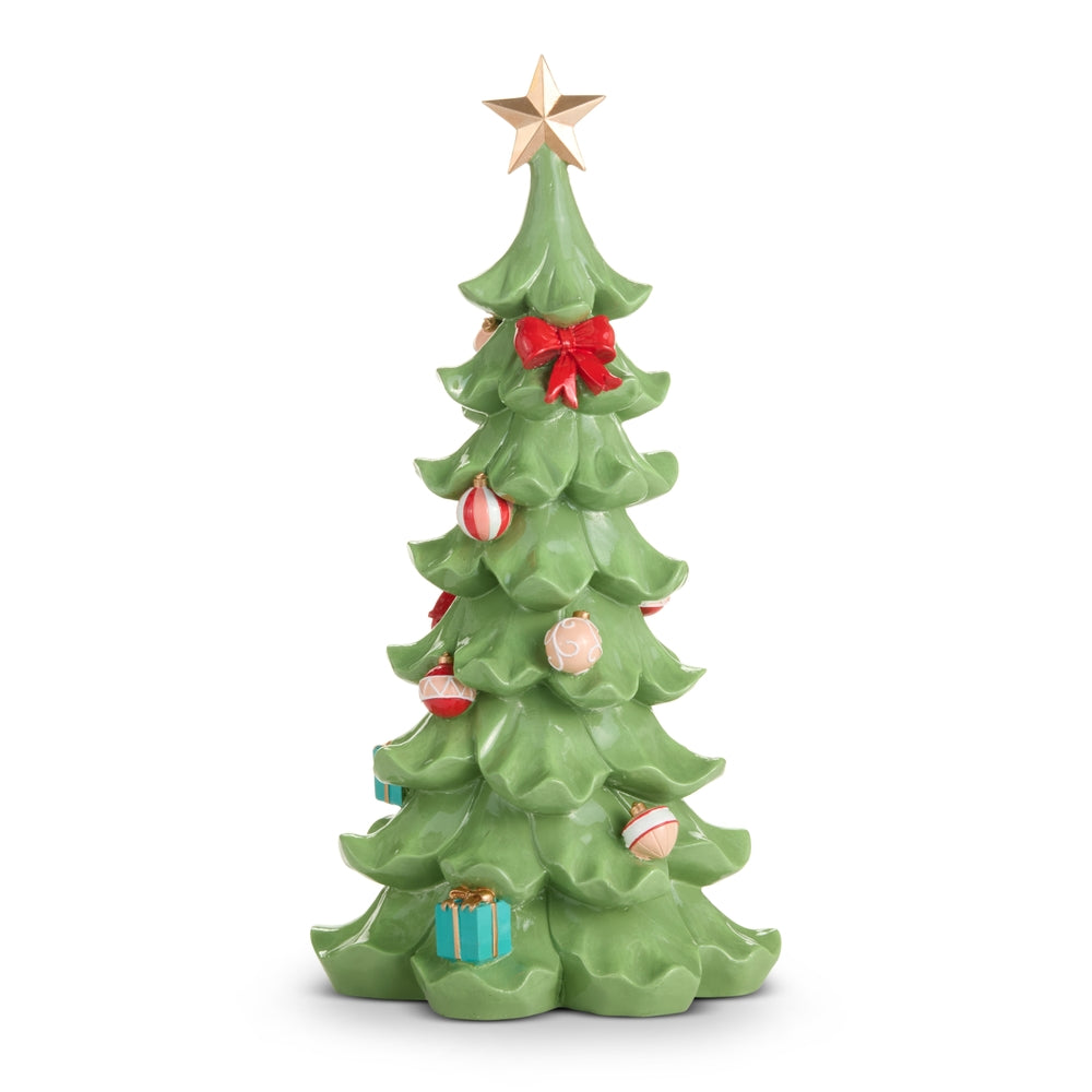 RAZ 4611765 Decorated Ruffled Tree