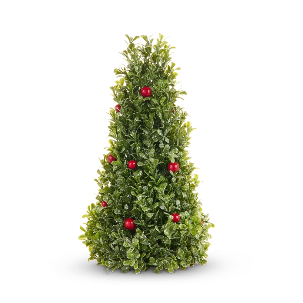 RAZ Imports 4641775 12" Iced Cedar and Berry Tree