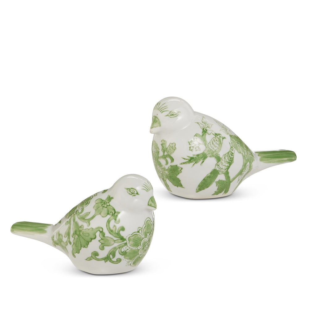 RAZ Imports 4651073 Green and White Bird - 7.25"