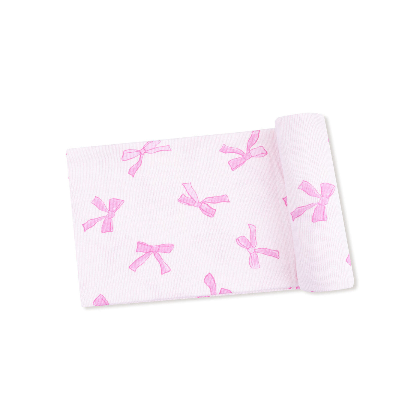 Angel Dear 476-F25-PRB1 Pretty Bows Swaddle Blanket 45x45