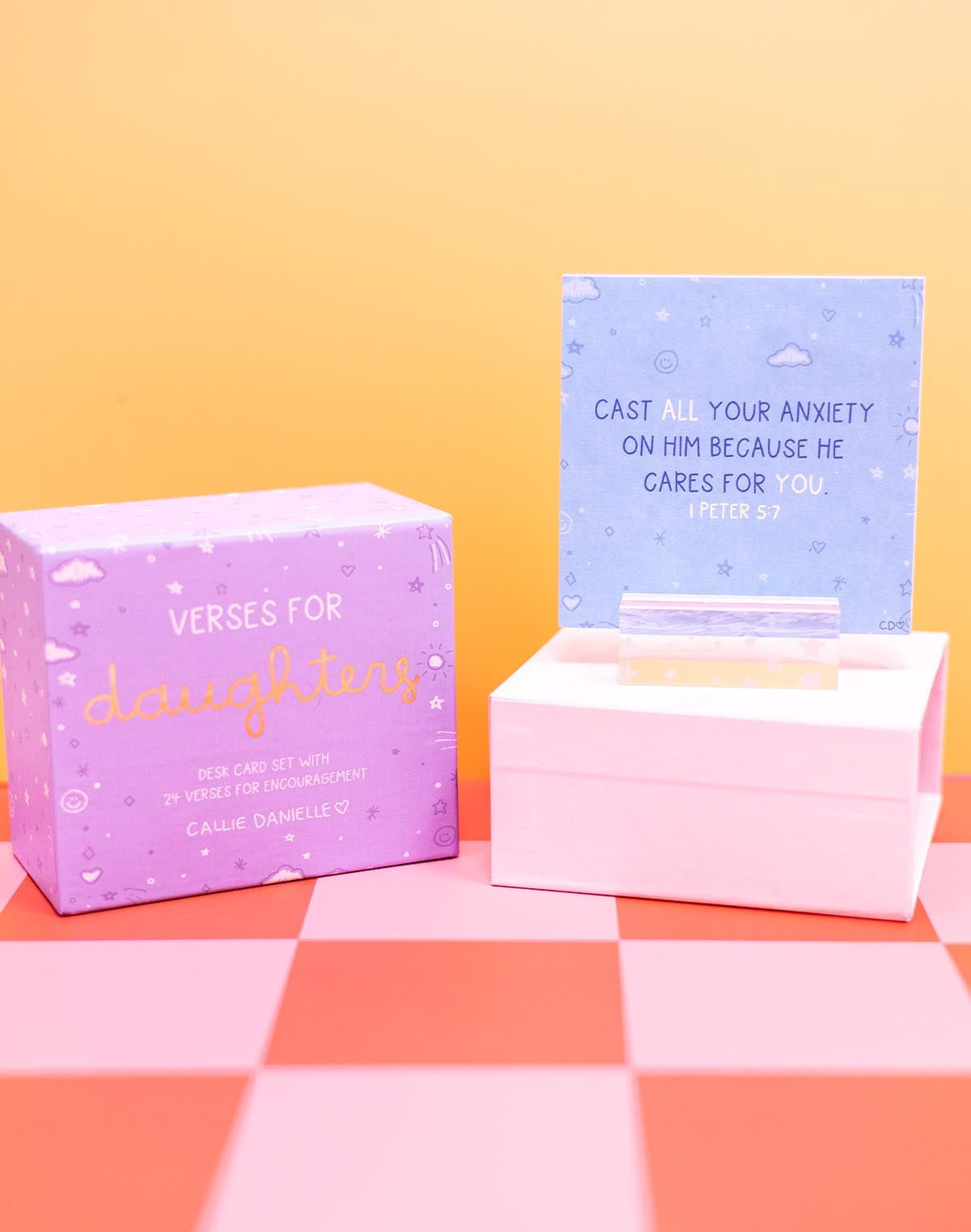 Callie Danielle 511342 Verses For Daughters Desk Card Set