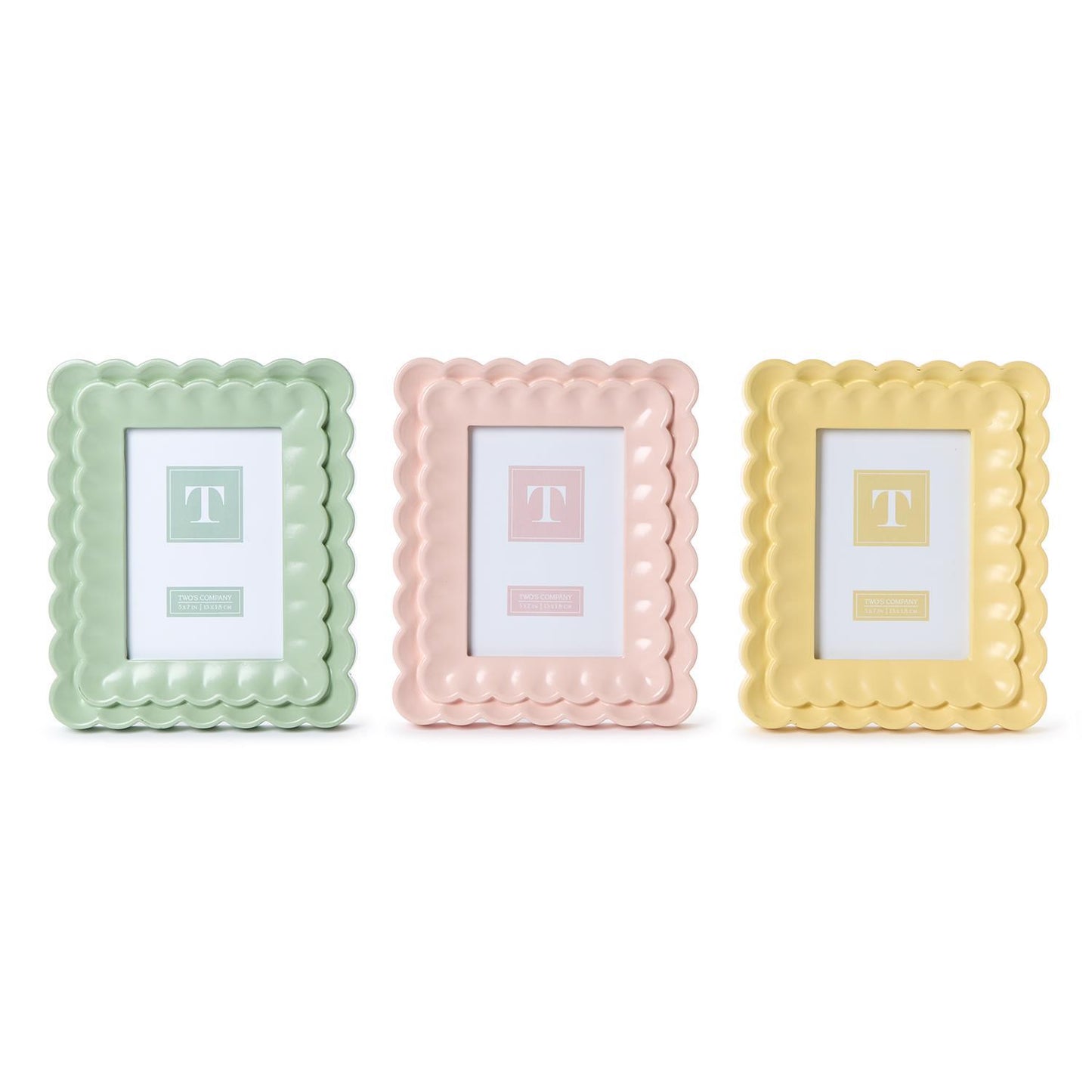 Two's Company 55096-20 Scalloped Frame - 5x7