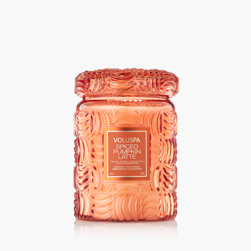 Voluspa 55312 Spiced Pumpkin Latte Candle- 18 oz Large Candle