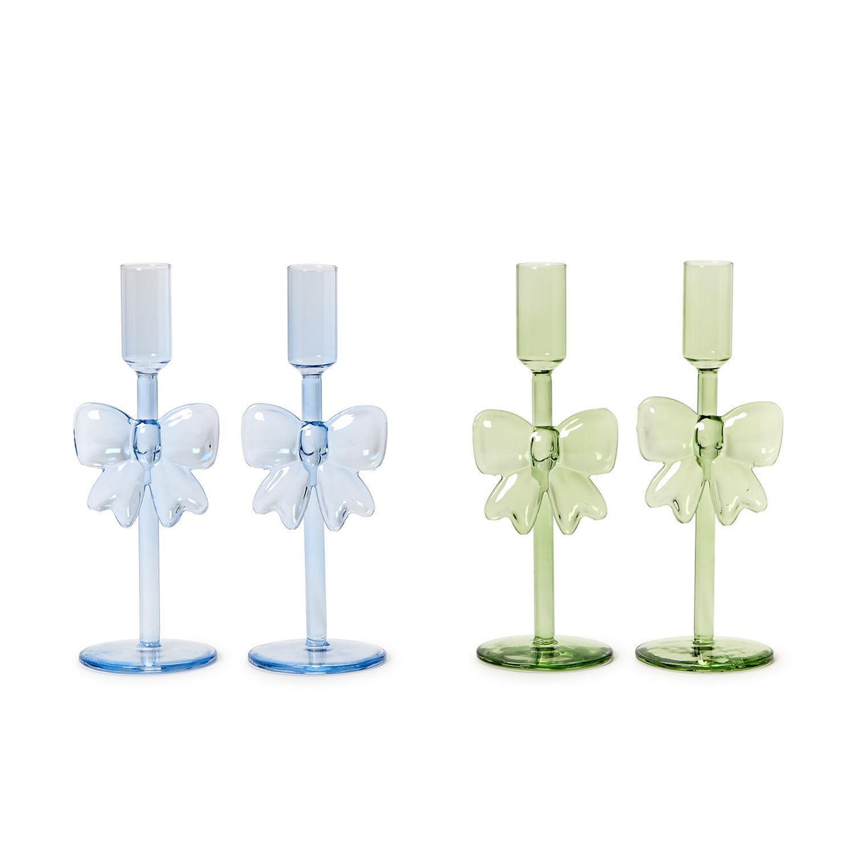 Two's Company 55743 Bow Taper Candleholders