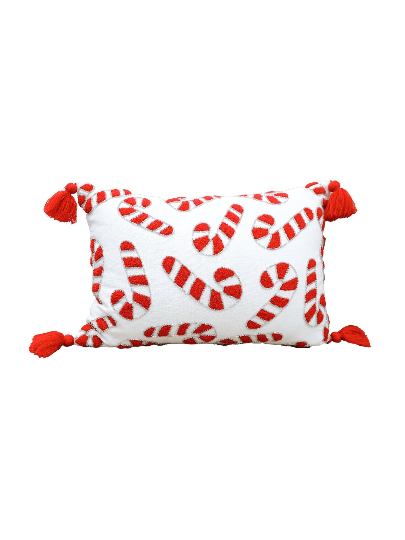 Mary Square 56650 Candy Canes Lumbar Pillow