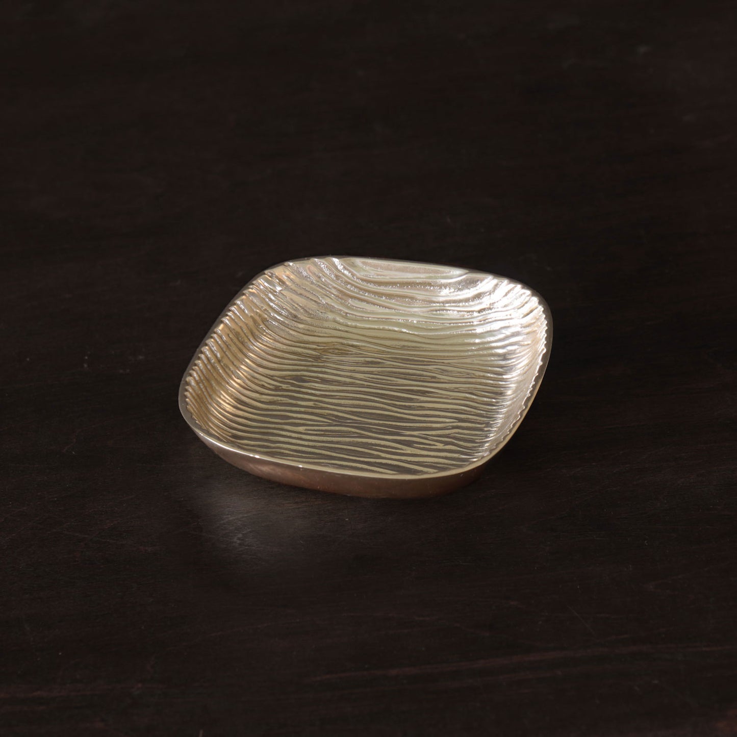 Beatriz Ball 7887 Sierra Modern Ripples Small Dip Bowl Gold
