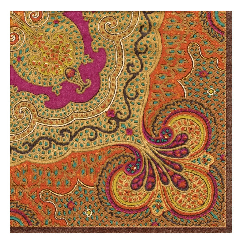 Caspari 8910 Jaipur Napkins - Spice