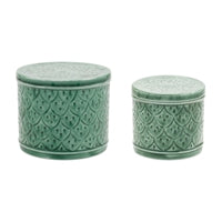 Melrose 95007 Iron Container - Set of 2