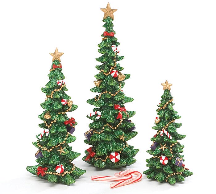 Burton & Burton 9712282 Resin Christmas Tree