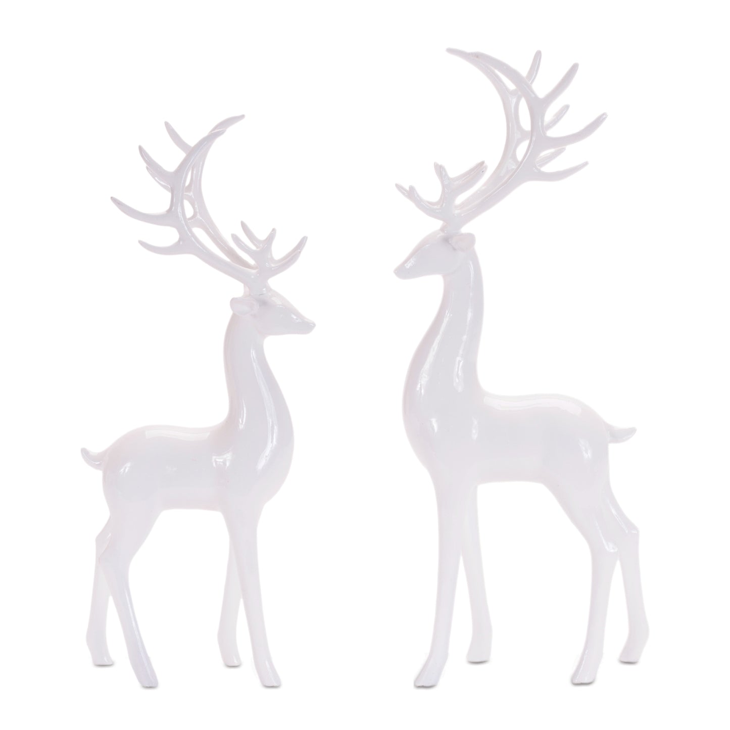 Melrose 98640 White Enamel Deer