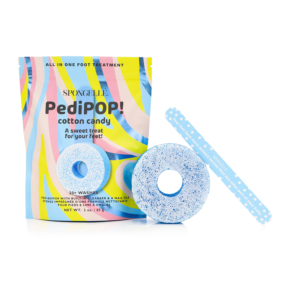 Spongelle AST-PPPB Pedi Pop Pedi Buffer & Nail File - 3 OZ