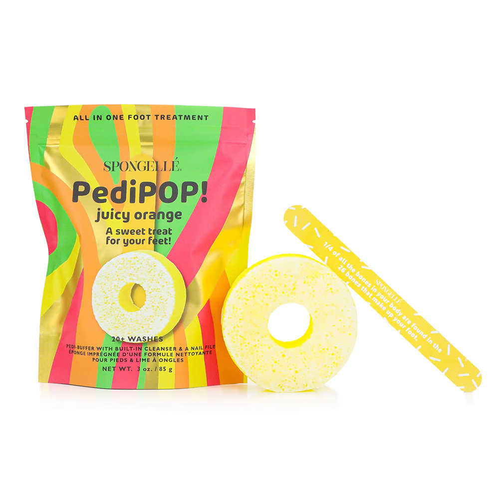 Spongelle AST-PPPB Pedi Pop Pedi Buffer & Nail File - 3 OZ