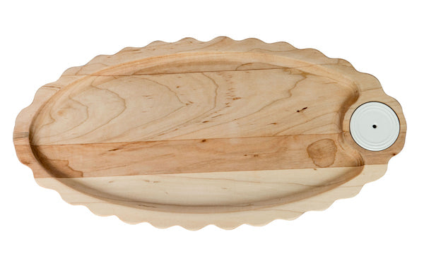 Nora Fleming B4 Scalloped Anniversary Tray - Maple