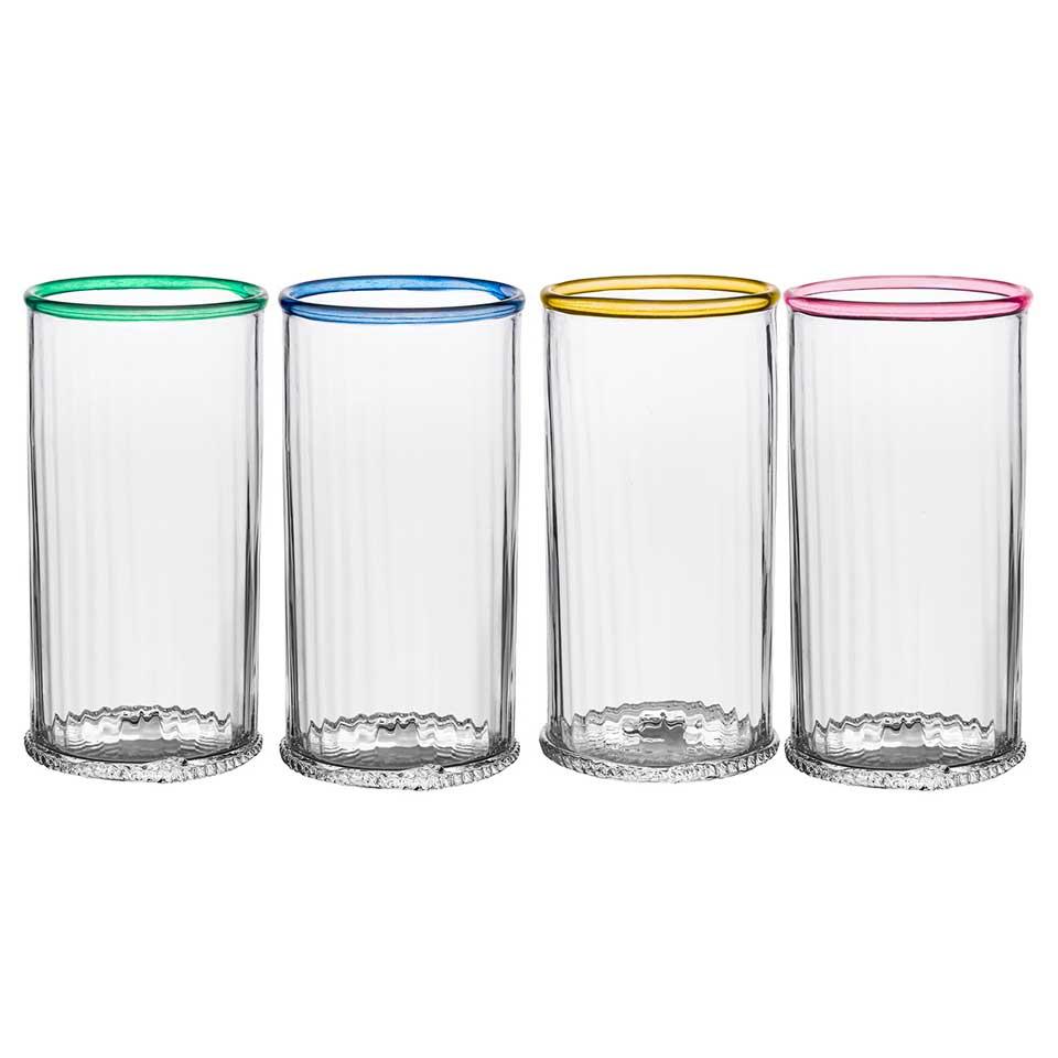 Juliska B813S4/88 Nell High Ball Assorted Set/4