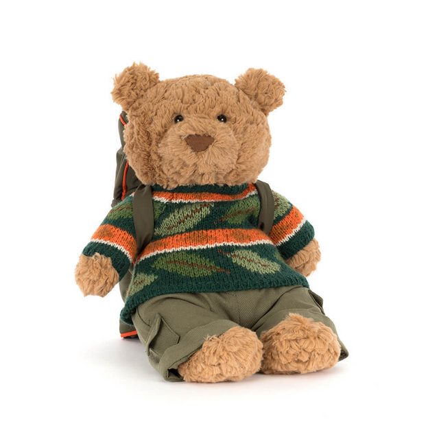 Jellycat BARM2OD Bartholomew Bear Hiking Outfit