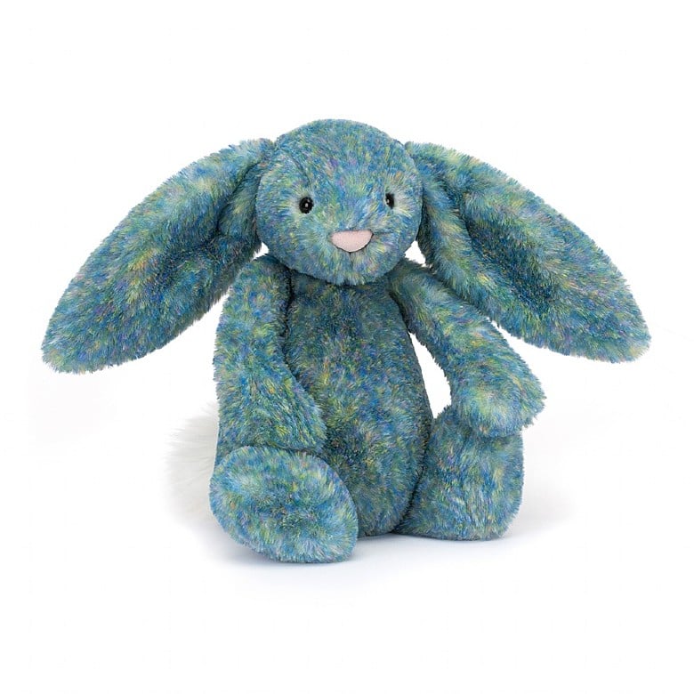 Jellycat BAS3AZU Bashful Luxe Bunny Azure