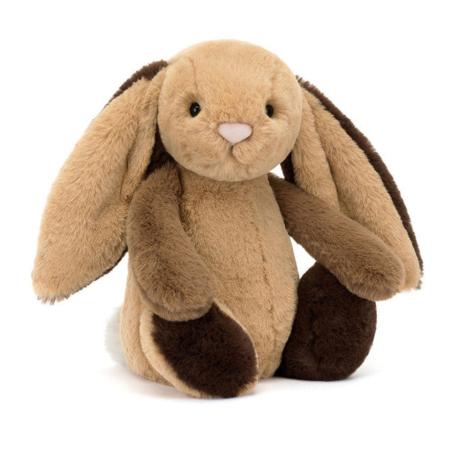 Jellycat BAS3PWB Bashful Patchwork Brown Bunny Original