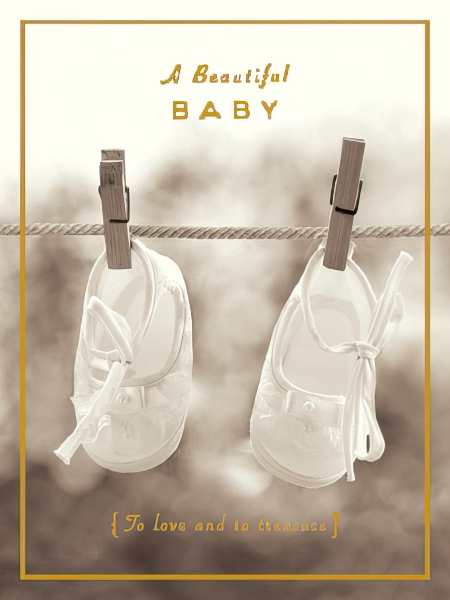 Leanin' Tree BCG50082201 A Beautiful Baby Card