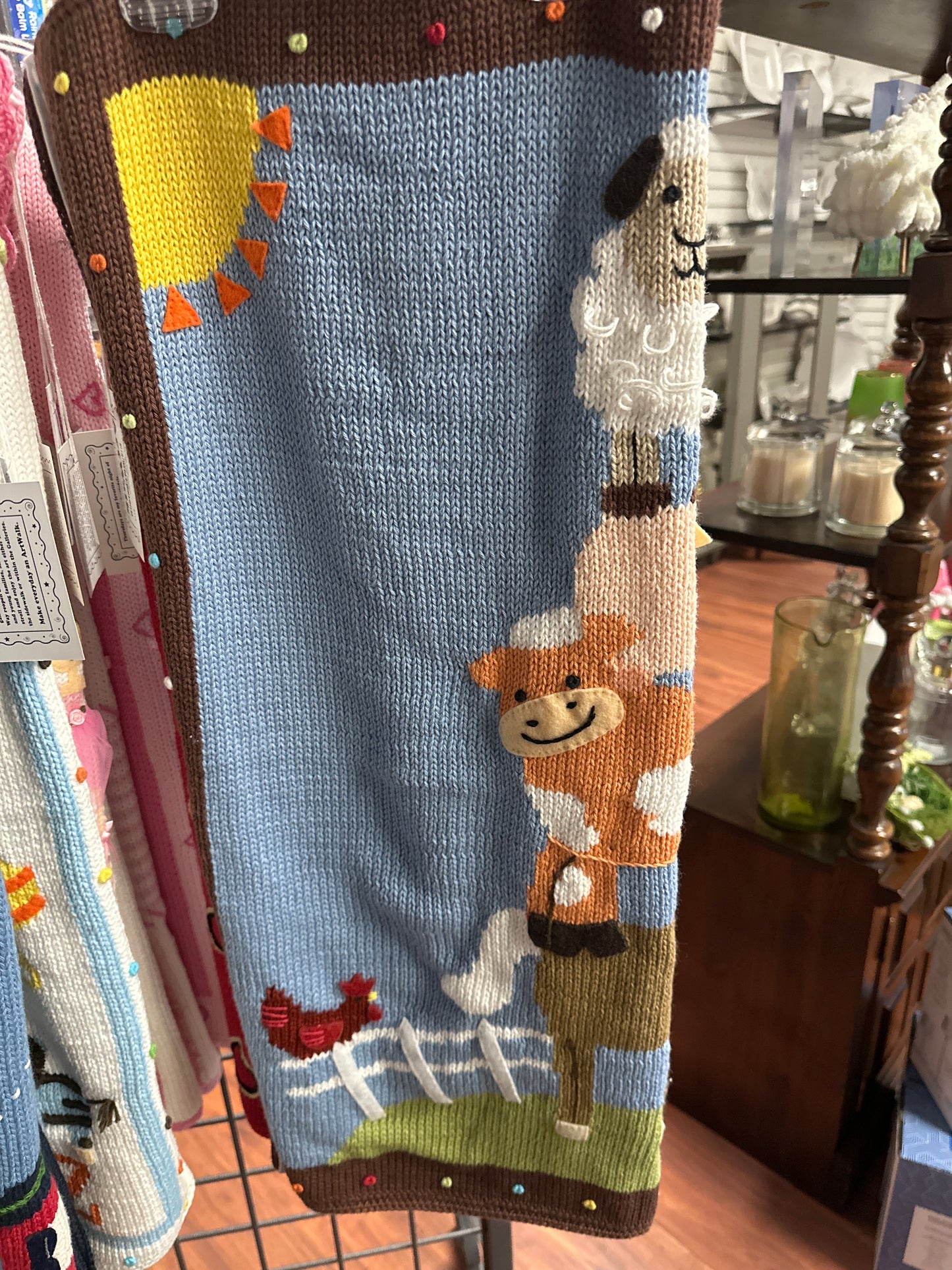 Artwalk Knitted Baby Blanket