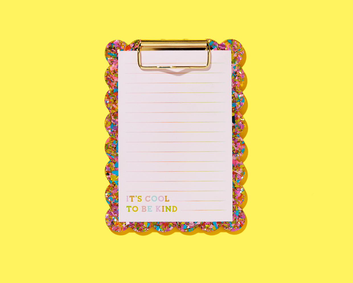 Taylor Elliott CT-19 Happy Confetti Mini Clipboard - Notepad