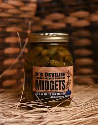 D's Devilish Double Pickled Peppered Pickles