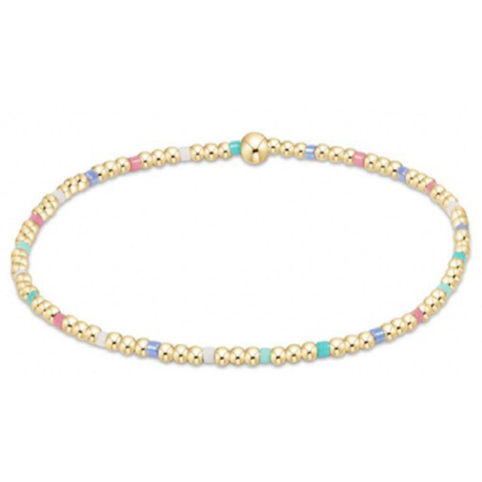enewton EGIRL Hope Sincerity Pattern 2mm Bead Bracelet