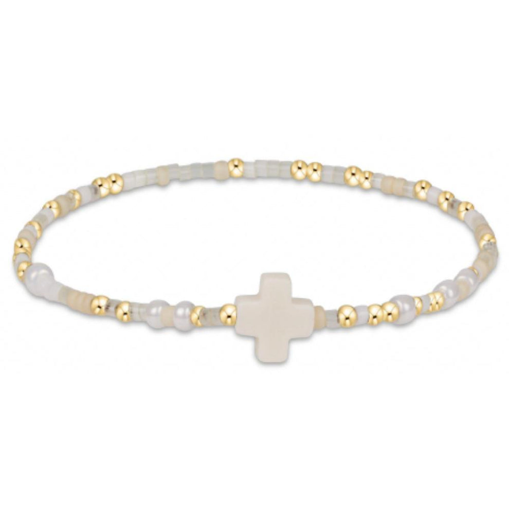 enewton Hope Unwritten Signature Cross Bracelet