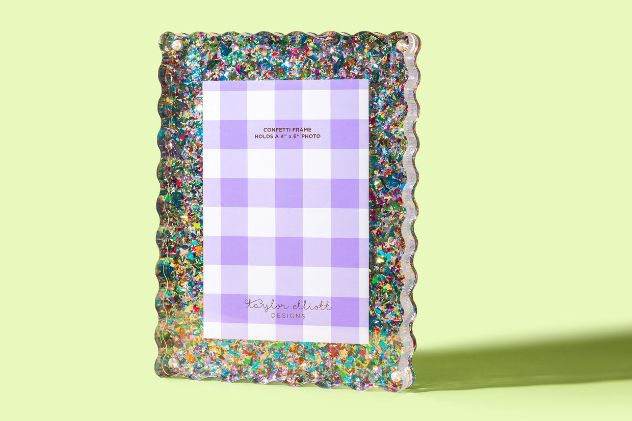 Taylor Elliott F-02 Medium Colorful Confetti Frame